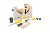 Puulelut - Small Foot Wooden Toolbox 2-in-1 28 pcs - 11809