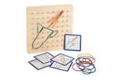 Vauva- ja taaperolelut - Small Foot - Wooden Geo Board Set - 11977