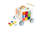 Vauva- ja taaperolelut - Small Foot - Wooden Baby Walker Baby Walker Flowers - 11607