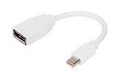 Näyttökaapeli - DIGITUS Mini-DisplayPort til DisplayPort 1.2 Adapter - 0.15m - DB-340405-001-W