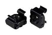 Räkit - Rack - StarTech.com 10-32 Cage Nuts - 50 Pack - Rack Mount Clip Nuts - For Square Hole Server Rack - Black (CABCAGENUTS1032) - cage nuts - CABCAGENUTS1032