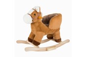 Vauva- ja taaperolelut - Small Foot - Wooden Rocking Horse Brown with Seat and Sound - 10616