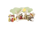 Luovat leikit - Small Foot - Wooden Christmas Crib Playset - 12356