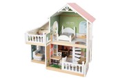 Nuket, pehmolelut ja oheistarvikkeet - Small Foot - Wooden Urban Villa Dollhouse with Furniture 9dlg. - 12277