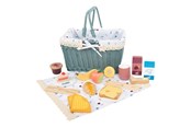 Roolileikit - Small Foot - Picnic Set with Wooden Play Food Tasty 26dlg. - 12325