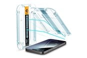 Puhelintarvikkeet - Näytönsuojat - Spigen Glass tR EZ Fit 2 Pack - transparency - iPhone 15 Pro Max - AGL06872