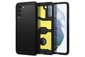 Puhelin - Kannet ja kotelot - Spigen Tough Armor - black - Galaxy S21 - ACS02425
