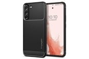 Puhelin - Kannet ja kotelot - Spigen Rugged Armor - matte black - Samsung Galaxy S22 - ACS03986