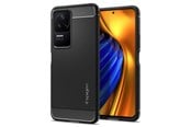 Puhelin - Kannet ja kotelot - Spigen Rugged Armor - matte black - Xiaomi POCO F4/Redmi K40S - ACS04516
