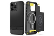 Puhelin - Kannet ja kotelot - Spigen Rugged Armor MagSafe - matte black - iPhone 15 Pro Max - ACS06561