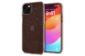 Puhelin - Kannet ja kotelot - Spigen Liquid Crystal Glitter - rose quartz - iPhone 15 Plus - ACS06649