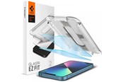 Puhelintarvikkeet - Näytönsuojat - Spigen Glass tR EZ Fit Transparency Sensor Open 2 Pack -  iPhone 16e/14/13/13 Pro - AGL03389