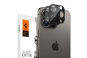 Puhelin - Muut lisävarusteet - Spigen Glass tR Optik 2 Pack - black - iPhone 16/15/14 Pro / 16/15/14 Pro Max - AGL05273