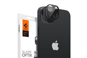 Puhelin - Muut lisävarusteet - Spigen Glass Optik 2 Pack - black - iPhone 14/iPhone 14 Plus - AGL05274