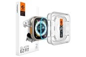 Smartwatch - Lisävarusteet - Spigen Glass tR EZ Fit 2 Pack - Apple Watch Ultra 3/2/1 - AGL05556