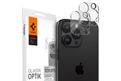 Puhelin - Muut lisävarusteet - Spigen Glass tR Optik 2 Pack - crystal clear - iPhone 16/15/14 Pro / 16/15/14 Pro Max - AGL05761