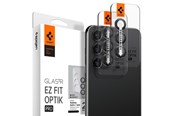 Puhelin - Muut lisävarusteet - Spigen Glass EZ Fit Optik Pro 2 Pack - black - Samsung Galaxy S23/Galaxy S23+/Galaxy S24 - AGL05962