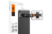 Puhelin - Muut lisävarusteet - Spigen Glass EZ Fit Optik 2 Pack - black - Google Pixel 7a - AGL05970