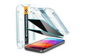 Puhelintarvikkeet - Näytönsuojat - Spigen Glass tR EZ Fit (Privacy) 2 Pack - transparency - iPhone 16/15 - AGL06905