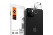 Puhelin - Muut lisävarusteet - Spigen Glass tR Optik 2 Pack - crystal clear - iPhone 15/15 Plus/14/14 Plus - AGL06916
