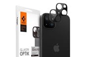 Puhelin - Muut lisävarusteet - Spigen Glass tR Optik 2 Pack - black - iPhone 15/15 Plus/14/14 Plus - AGL06917