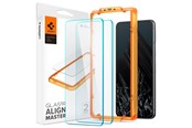 Puhelintarvikkeet - Näytönsuojat - Spigen Glass tR AlignMaster 2 Pack - Google Pixel 8 Pro - AGL07395