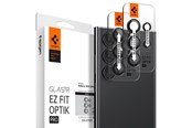Puhelin - Muut lisävarusteet - Spigen Glass tR EZ Fit Optik Pro 2 Pack - black - Samsung Galaxy S24 Ultra - AGL07425