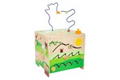 Vauva- ja taaperolelut - Small Foot - Wooden Activity Cube with Motor Skills Spiral Farm - 11733