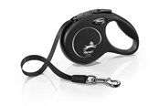 Kissat - Flexi Classic Tape Leash Black XS 3m - 770.5004