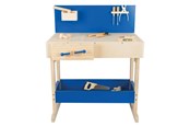 Hahmot - Small Foot - Wooden Toy Workbench Blue with Accessories - 10839