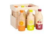 Hahmot - Small Foot - Wooden Crate with Bottles 7 pcs. - 11739