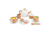 Roolileikit - Small Foot - Wooden Tea Set with Play Food 17 pcs - 11214