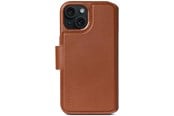 Puhelin - Kannet ja kotelot - Decoded Leather Detachable Wallet - tan - iPhone 15 - D24IPO15DW5TN