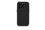 Puhelin - Kannet ja kotelot - Decoded Leather Backcover for iPhone 14 Pro Black - D23IPO14PBC1BK