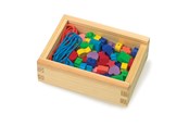 Vauva- ja taaperolelut - Small Foot - Wooden Thread Beads 84pcs. - 11060