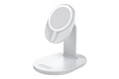 Puhelin - Adapterit & Laturit - OtterBox Magnetic Wireless Charging Stand - white_v2 - 78-81168