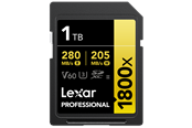 Muistikortti - Lexar Professional Gold 1800x SD - 280MB/s - 1TB - LSD1800001T-BNNNG