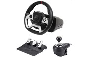 Pelit - lisävarusteet - MAXX TECH PRO FF RACING WHEEL KIT (WHEEL 3-PEDAL SET & SHIFTER) - Wired Wheel, gamepad and pedals set - Sony PlayStation 4 - MXT-PROFFW