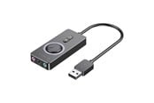 Äänikortit - Vention External USB 2.0 audio card 1m (black) - CDRBF