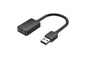 Äänikortit - Vention External sound card USB 2.0 2-port 0.15m Black - CDYB0
