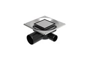 Viemäröinti - Unidrain Set 1 Square Custom 10x10 Ø75 mm horizontal - 8021.0075