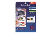 Paperit, valokuvapaperit ja tarrat - Avery Quick&Clean C32026-10 - business cards - matte - 100 card(s) - 54 x 85 mm - 270 g/m² - C32026-10