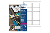 Paperit, valokuvapaperit ja tarrat - Avery Quick&Clean - business cards - 250 card(s) - 54 x 85 mm - 270 g/m² - C32026-25