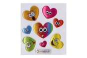 Luovat leikit - LG-Imports Stickers Smile Face Glittering (Assorted) - 9737