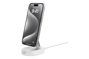 Puhelin - Adapterit & Laturit - Belkin BoostCharge Pro wireless charging stand - magnetic - + AC power adapter - 15 Watt - WIA008VFWH