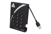 Kovalevyt - ulkoiset - Lenovo Apricorn Aegis Padlock 3.0 - Ulkoiset kovalevyt - 1TB - musta - 4ZP1P31362