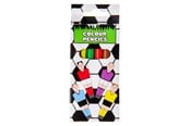 Harrastustarvikkeet - LG-Imports Colored Pencils Football 6 pcs. (Assorted) - 6067