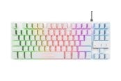 Näppäimistöt - Trust GXT 833W Thado TKL Keyboard white - Pelinäppäimistö - Pohjoismainen - Valkoinen - 25403