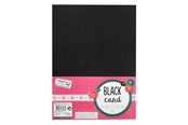 Askartelu- ja taidetarvikkeet - Creative Craft Group Hobby cardboard Black A4 10 sheets - CR0712/GE