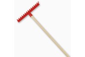 Ulkoleikit - Androni Plastic Rake with Wooden Handle - 4222-0000